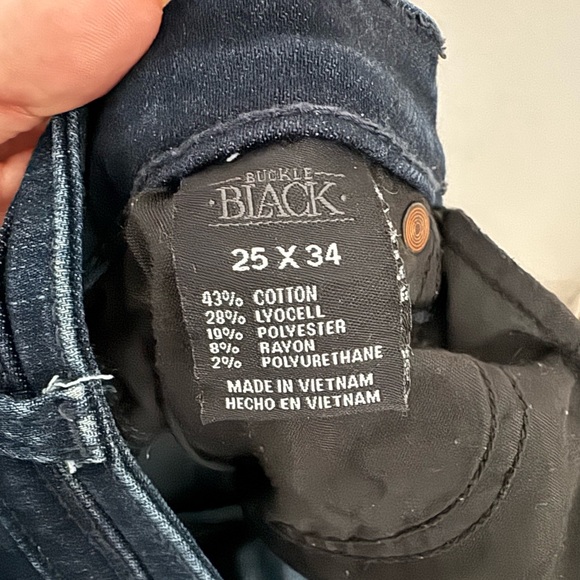 Buckle Black Skinny Jeans - Picture 4 of 4